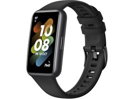 Silikonový řemínek FIXED Silicone Strap pro Huawei Band 7, černý