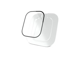 Prémiové ochranné tvrzené sklo FIXED Armor s aplikátorem pro Apple Watch Ultra 49mm, černé