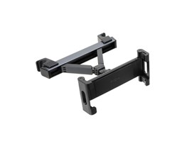 Univerzální držák pro tablety FIXED Passenger Max s uchycením do opěrky hlavy a posuvným ramenem, space gray