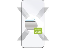 Ochranné tvrzené sklo FIXED Full-Cover pro Samsung Galaxy S24/S25, černé