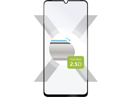 Ochranné tvrzené sklo FIXED Full-Cover pro Samsung Galaxy A15/A15 5G, lepení přes celý displej, černé