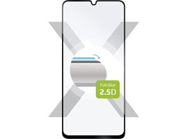 Ochranné tvrzené sklo FIXED Full-Cover pro Samsung Galaxy A25 5G, černé