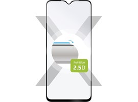 Ochranné tvrzené sklo FIXED Full-Cover pro Vivo Y55, lepení přes celý displej, černé