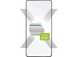 Ochranné tvrzené sklo FIXED Full-Cover pro Vivo V40 SE, lepení přes celý displej, černé
