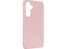 Zadní pogumovaný kryt FIXED Story pro Samsung Galaxy A35 5G, růžový