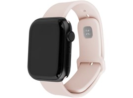 Set silikonových řemínků FIXED Silicone Sporty Strap pro Apple Watch 42/44/45mm, růžový