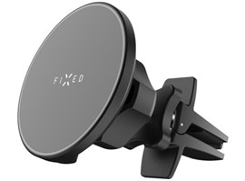 Držák s bezdrátovým nabíjením FIXED MagRound s podporou uchycení MagSafe, 15W, černý