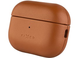 Kožené pouzdro FIXED PodsLeather s podporou MagSafe pro Apple AirPods Pro 2/Pro 2 (USB-C), hnědé