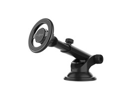 Magnetický kovový držák FIXED MagMount XL s přísavkou na sklo nebo palubní desku s podporou MagSafe, černý