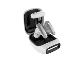 Bezdrátová herní TWS sluchátka FIXED Game Pods s radiofrekvenčním připojením, bílá