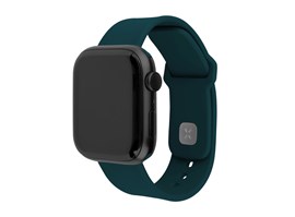 Set silikonových řemínků FIXED Silicone Sporty Strap pro Apple Watch 38/40/41mm, tmavě zelený