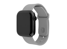 Set silikonových řemínků FIXED Silicone Sporty Strap pro Apple Watch 38/40/41mm, světle šedý