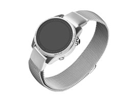 Síťovaný nerezový řemínek FIXED Mesh Strap pro Garmin QuickFit 20mm, stříbrný