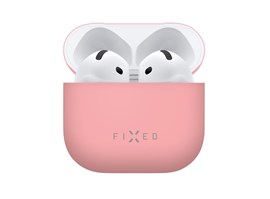 Ultratenké silikonové pouzdro FIXED Silky pro Apple AirPods 4, růžové