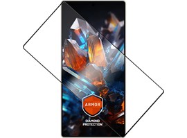 Ultra odolné tvrzené sklo FIXED Armor s Anti-dust aplikátorem a AR vrstvou pro Samsung Galaxy S25 Ultra, černé