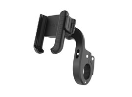 Univerzální držák mobilního telefonu na kolo FIXED Bikee Plus Vista s uchycením na střed řídítek, černý