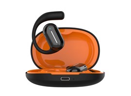 Bezdrátová otevřená TWS sluchátka FIXED Nods, černá