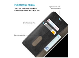 Pouzdro typu kniha FIXED Opus pro Xiaomi Redmi 15C 4G/5G, černé