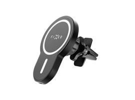 FIXED MagClick držák s bezdrátovým nabíjením, MagSafe, 15W, černý