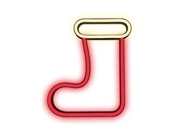 Forever dekorativní LED Vánoční ponožka