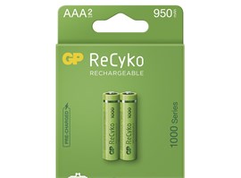 GP ReCyko 1000 AAA (HR03), 2 ks