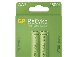 GP ReCyko 2600 mAh AA (HR6), 2 ks