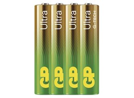 GP alkalická baterie ULTRA AAA (LR03) 4PP MB