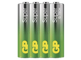 GP alkalická baterie SUPER AA (LR6) 4PP