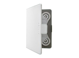 Pouzdro pro 7-8" tablety FIXED Novel Tab se stojánkem, PU kůže, bílé