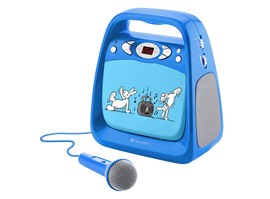 CD přehrávač GoGEN Bob a Bobek KARAOKE modrý