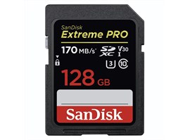 SanDisk SDXC Extreme Pro 128GB 170MB/s class 10 UHS-I U3 V30 (SDSDXXY-128G-GN4IN)