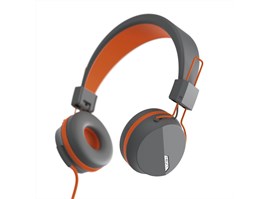 Hama Next on-ear sluchátka s mikrofonem, šedoornažová