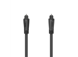 Kabel Hama Toslink optický, 1,5 m - černý