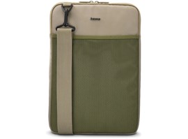 Hama To Go, obal na notebook/tablet, uhlopříčka do 31 cm (12,1"), popruh na rameno, béžový/zelený