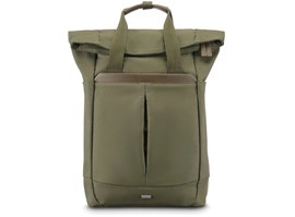 Hama Pureline, batoh na notebook, do 41 cm (16,2"), zelený/ hnědý