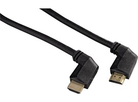 Hama HDMI kabel vidlice-vidlice, kolmé konektory, pozlacený, 3*, 3 m