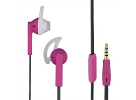 HAMA 135655 silikon.špunty,růžová/šedá