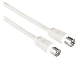 Hama anténní kabel 75dB, bílý, 5m, sáček