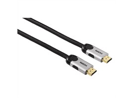 Hama HDMI kabel, 3 m, pozlacený, oplete