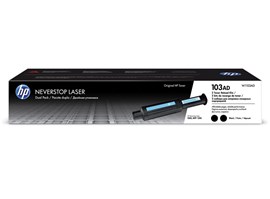 HP 103AD 2Pack Black Toner, W1103AD