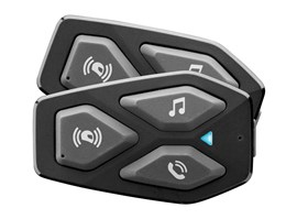 Bluetooth headset pro uzavřené a otevřené přilby Interphone U-COM3, Twin Pack