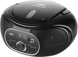 Radiopřijímač s CD RD-E221B, černý