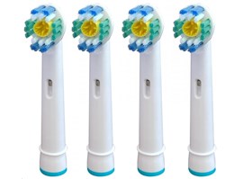 KOMA NK07 - Náhradní hlavice pro Braun Oral B EB18A 3D White, 4ks