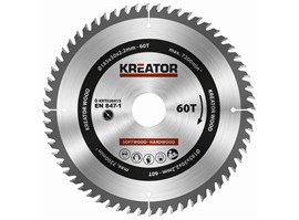 Kreator KRT020415 Pilový kotouč na dřevo 185mm, 60 Z