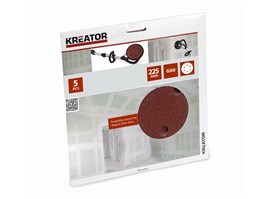 Kreator KRT232004 5ks Brusný kotouč 225mm G60