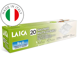 Laica sáčky do vakuovačky s ventilem 22 a 26 x34cm set 20ks VT3521
