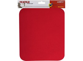 Logo Podložka pod myš, měkká, červená