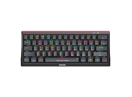 Marvo KG962G EN - R, klávesnice US, herní, mechanická typ drátová (USB), černá, RGB, červené spínače