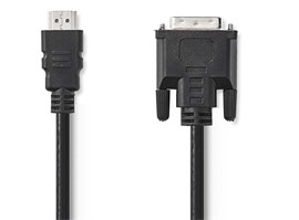 Nedis Kabel HDMI – DVI 3m CCGB34800BK30