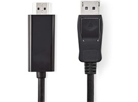 Nedis DisplayPort – HDMI CCGB37100BK20